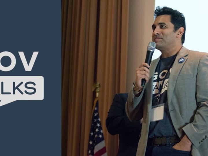 GOVTalks Banner with green border on right