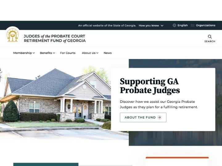 Judges of the Probate Court Retirement Fund of Georgia website