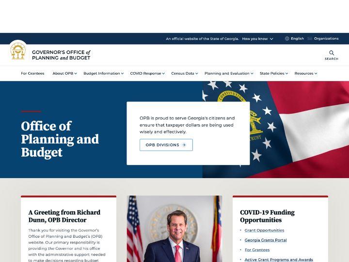 Governor's Office of Planning and Budget website
