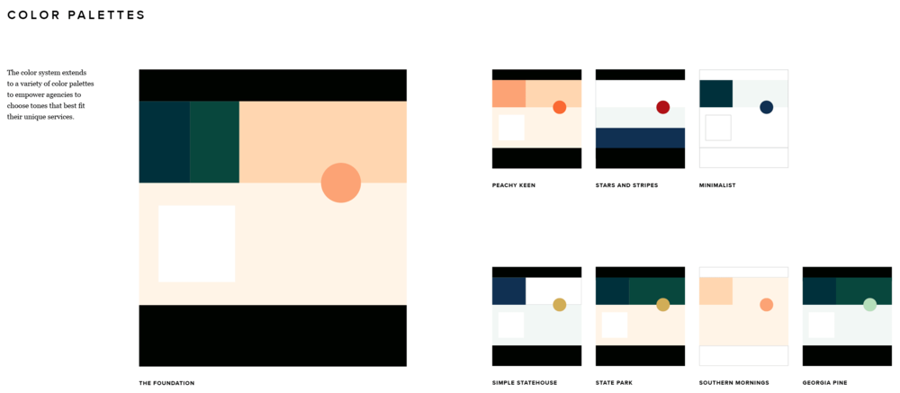 Orchard color palettes