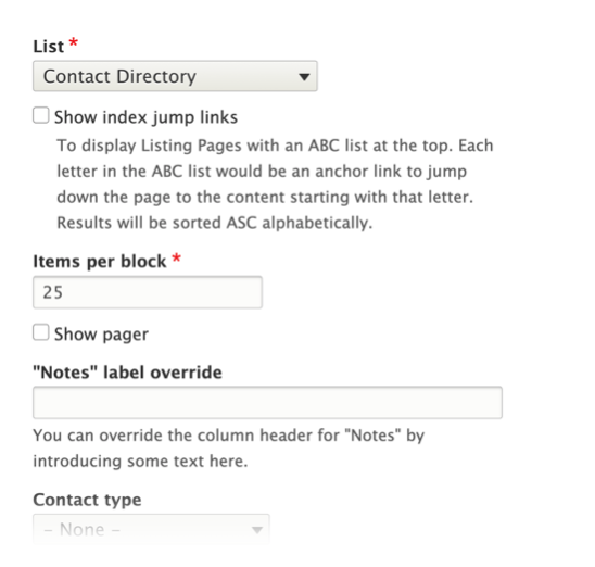 Image depicting an example of setting up a contact directory