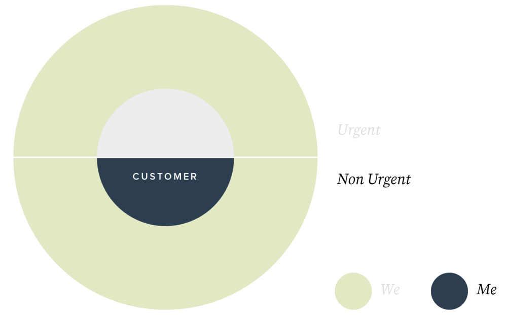 Diagram of the customer goal archetype