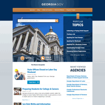 Georgia.gov home page image