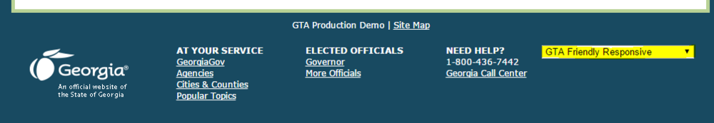 An example of the D7 footer