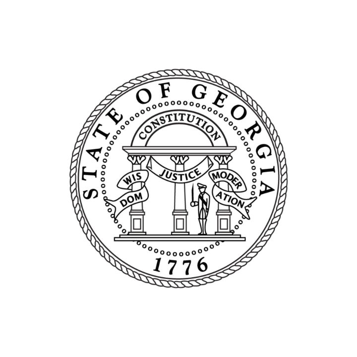 state seal of Georgia for printing