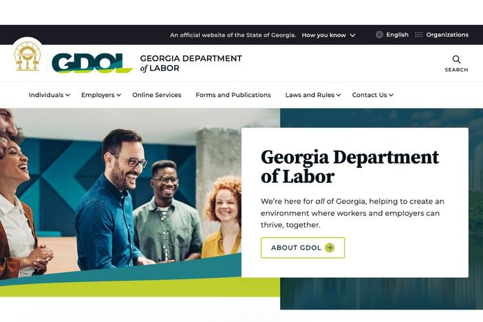 Department of Labor website